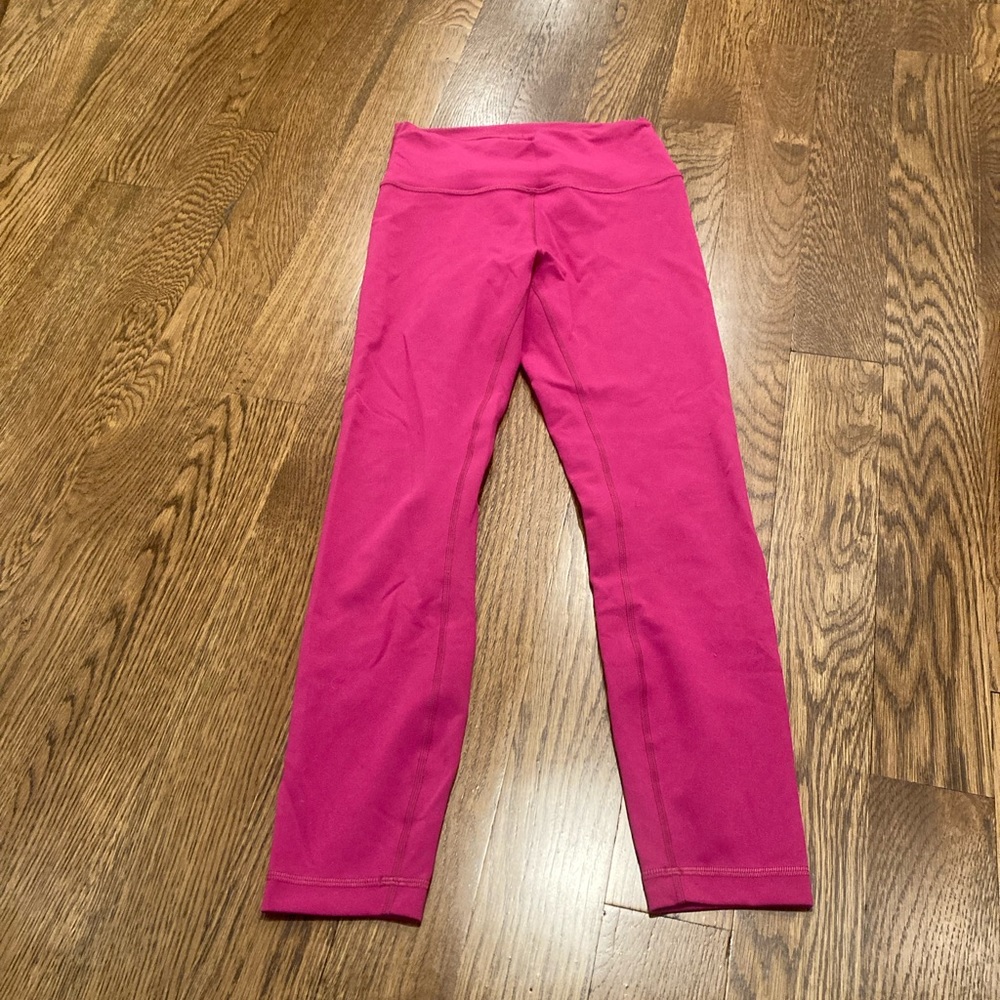 Pink lululemon leggings size 6